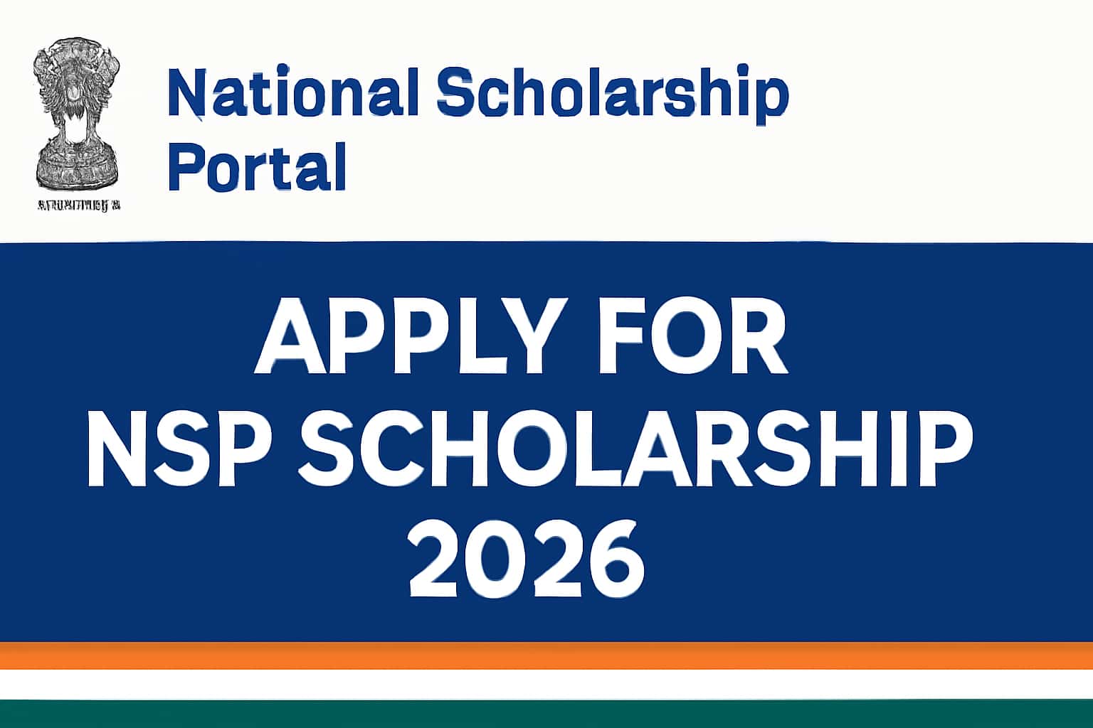 Apply for NSP Scholarship 2026
